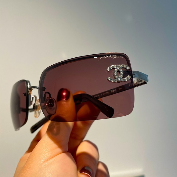 CHANEL Accessories - Purple Authentic vintage CHANEL SUNGLASSES!